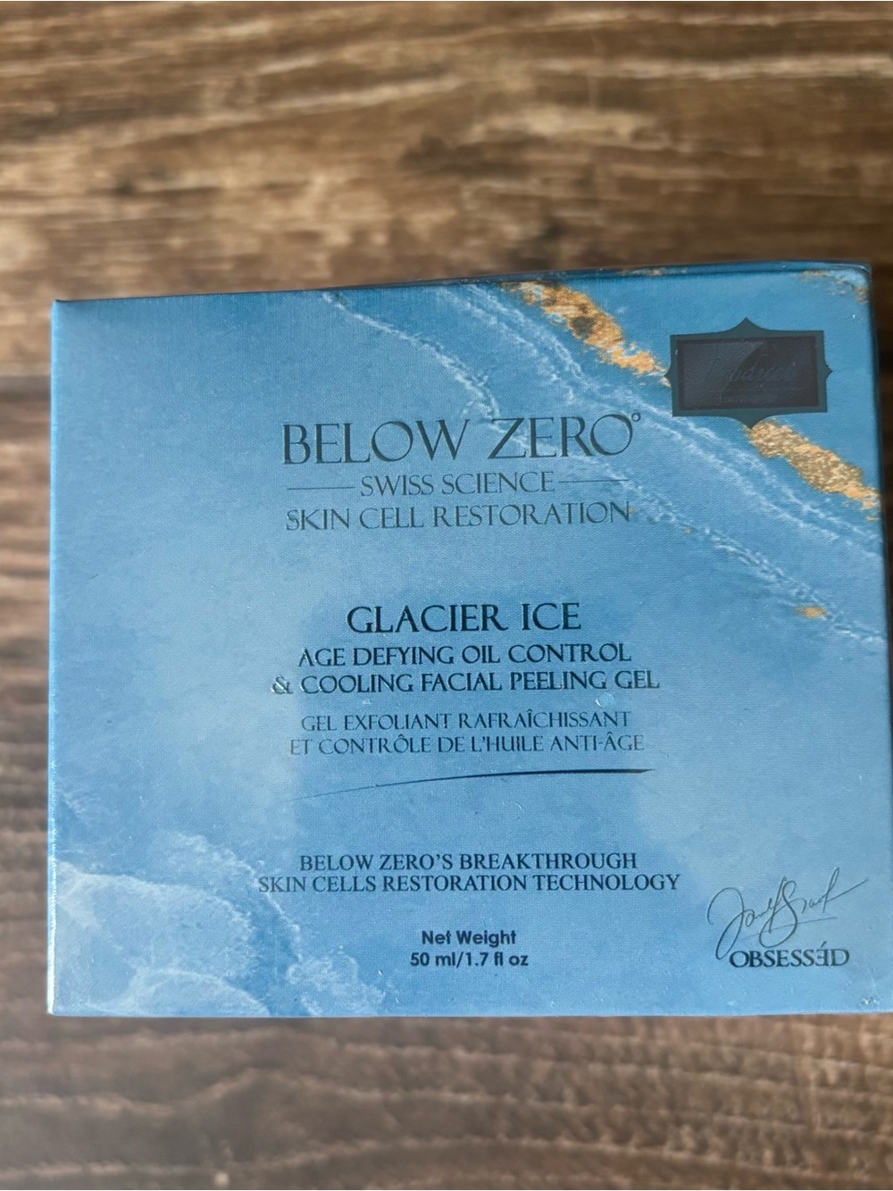 Glacier Ice Cooling Facial Peeling Gel - Blue